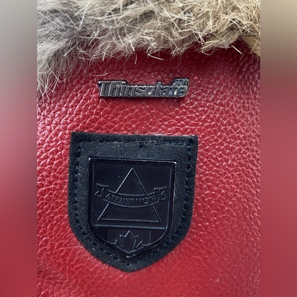 Atelier noir boots leather with real fur - Picture 7 of 9